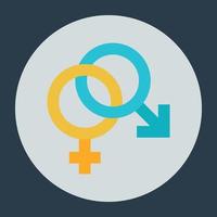 Gender Symbols Concepts vector