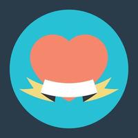 Heart Sticker Concepts vector