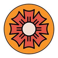 Trendy Anemone Concepts vector