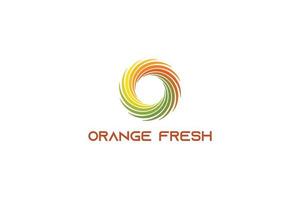 Letter O refreshment abstract logo design vector