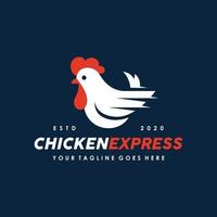 chicken, cock logo design template vector