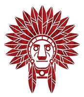 Native American Indian Chief vector
