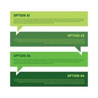 tonos de diseño infográfico rectángulo verde