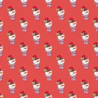 Christmas seamless pattern background. Vector illustration.