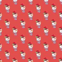 Christmas seamless pattern background. Vector illustration.