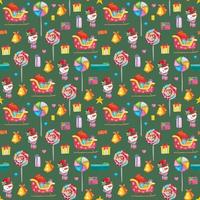 Christmas seamless pattern background. Vector illustration.