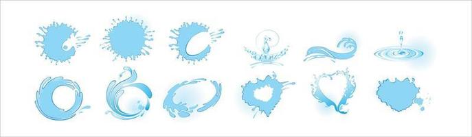 Water drops isolated vector