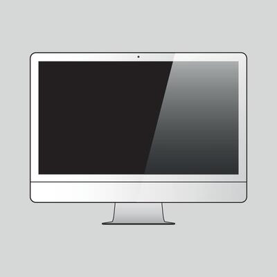 Flatscreen computer monitor