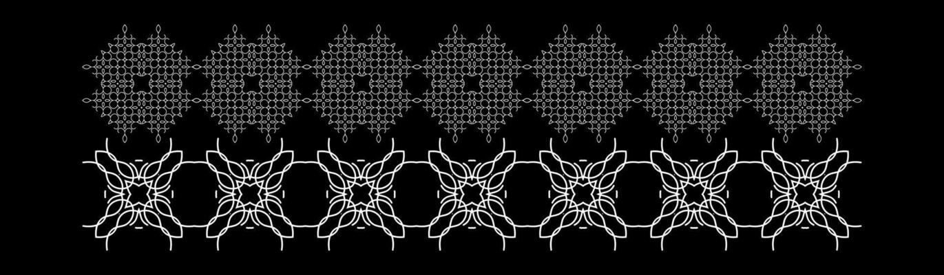 decorative borders set vector eps 10