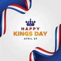 Kings Day Design Celebrate Moment vector