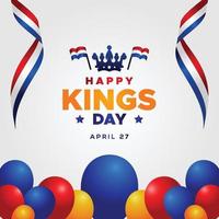 Kings Day Design Celebrate Moment vector