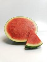 Fresh Watermelon Slices, Seedless watermelon, Watermelon with seeds photo