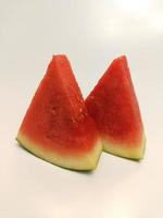 Fresh Watermelon Slices, Seedless watermelon, Watermelon with seeds photo