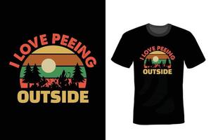 Hiking T-shirt design, typography, vintage vector