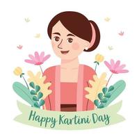 Happy Kartini Day vector