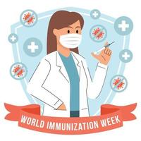 World Immunization Day vector