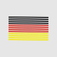 cepillo de bandera de alemania. bandera nacional vector