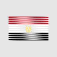 Egypt Flag Brush. National Flag vector
