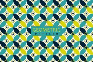 Geometric color pattern design collection vector