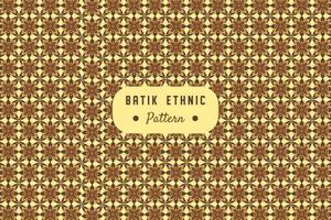 Abstract batik ethnic seamless pattern background design vector