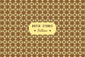 Abstract batik ethnic seamless pattern background design vector