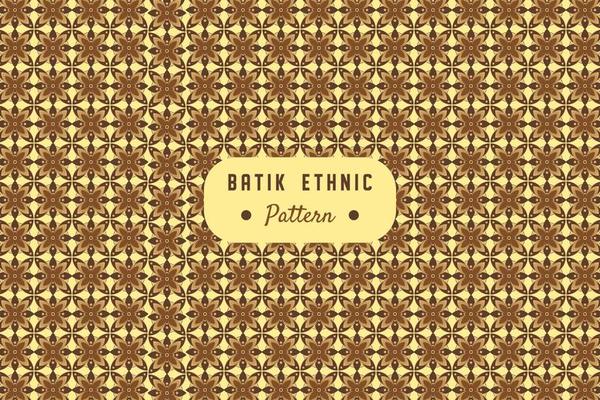 Abstract batik ethnic seamless pattern background design