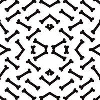 vector illustration of bone pattern for background or print
