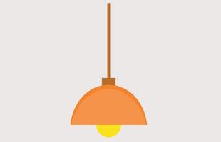 Ilustración de vector de artículos para el hogar de la lámpara