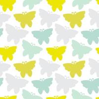 Pastel seamless pattern with butterfly. Wrapping paper, background. vector