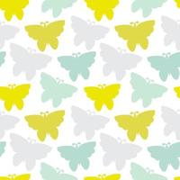 Pastel seamless pattern with butterfly. Wrapping paper, background. vector