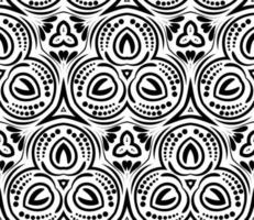 Abstract curly shapes seamless pattern. Swirl background. Ornamental backdrop. Cover, card. vector