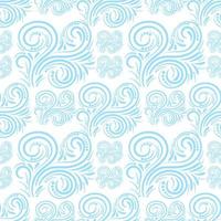 Abstract linear curly seamless pattern. Swirl background. Damask. Infinity wrapping paper. vector