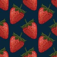 cute colorful and fresh fruits seamless background pattern design vector