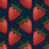 cute colorful and fresh fruits seamless background pattern design vector