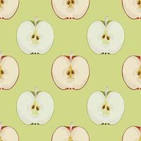 hand draw sweet and fresh fruits drawing pattern design vector