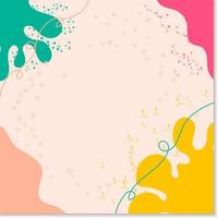 colorful abstract background template design 2 vector