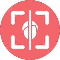 Face Scan Icon Style vector