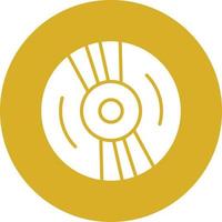 Compact Disk Icon Style vector