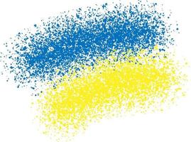 Doodle yellow-blue. Vector