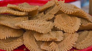 Bangladeshi cake made by hand. photo