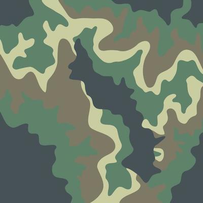jungle forest abstract art camouflage pattern military background