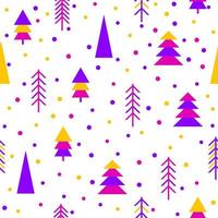 New year or christmas wrapping paper seamless pattern vector