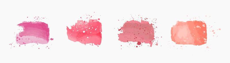 Elegant colorful splash watercolor background. Vector.