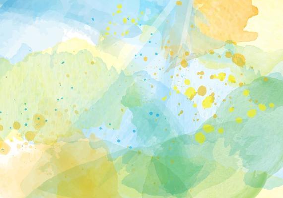 Elegant Abstract colorful watercolor for background. Vector.