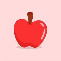 ilustración vectorial gráfico de manzana vector