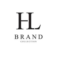 Letter HL vector logo design symbol  icon emblem