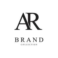 Letter AR vector logo design symbol  icon emblem