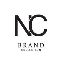 Letter NC vector logo design symbol  icon emblem