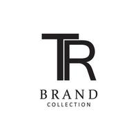 Letter TR vector logo design symbol  icon emblem