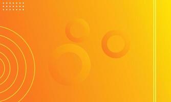 geometric background with circle shape and orange gradient color. used for website design, technology banners, posters vector